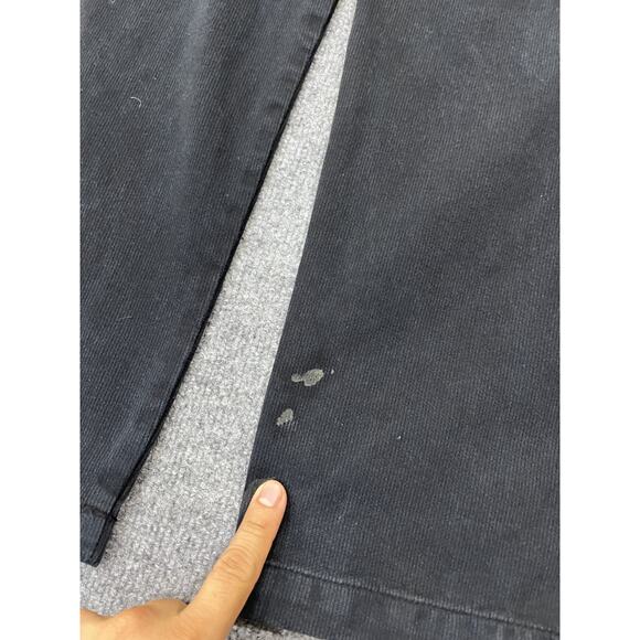 KIKWEAR 90s Denim Y2K Skater Baggy Wide Leg Jeans 34x33 Streetwear Raver Hip Hop - Picture 3 of 13